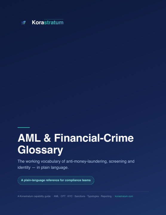 AML & Financial-Crime Glossary cover
