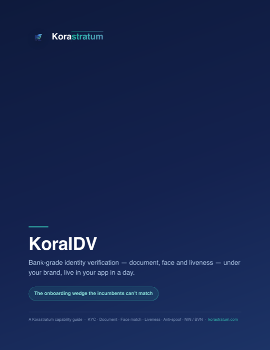 KoraIDV — Identity Verification cover